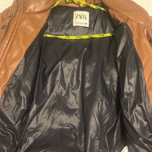 Zara Chestnut Puffer Jacket - Picture 7 of 8